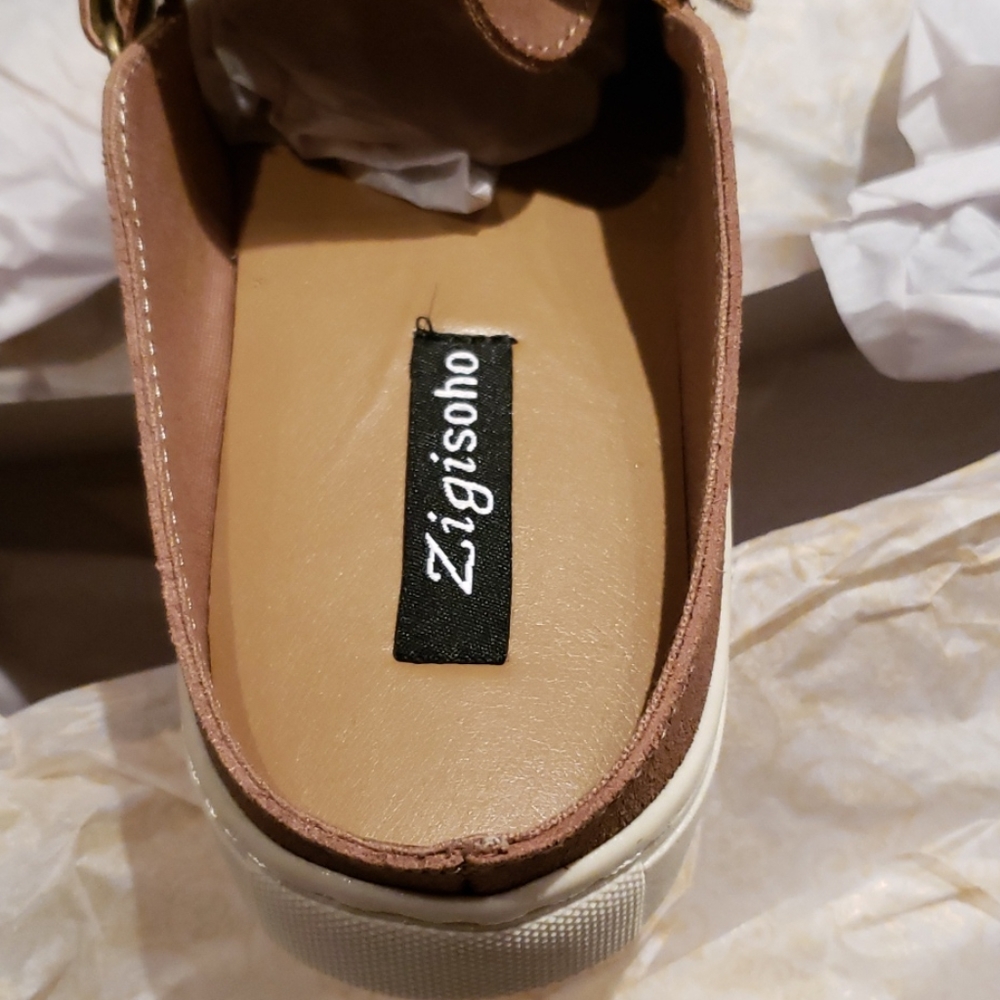 ZIGIsoho Ziginy Suede Leather Slip-On Sneaker Mule - Picture 7 of 11